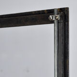 Polished iron medical cabinet, 1910s