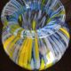 Large Murano glass vase, handmade, 38 cm high