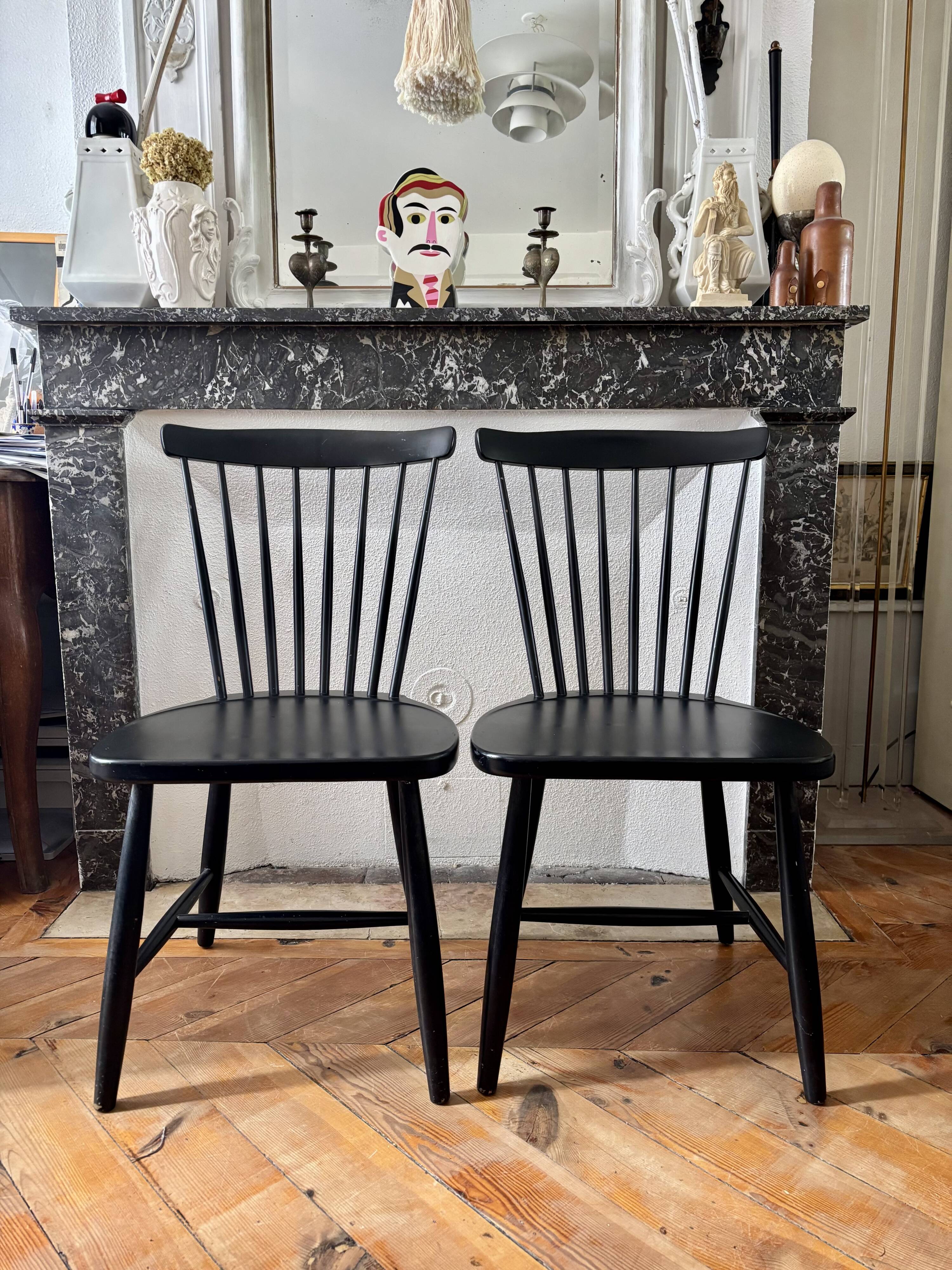 Swen wooden chair Eric Fryklung 1950