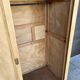 Raw wood wardrobe
