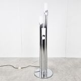 Vintage italian chrome floor lamp, 1970s