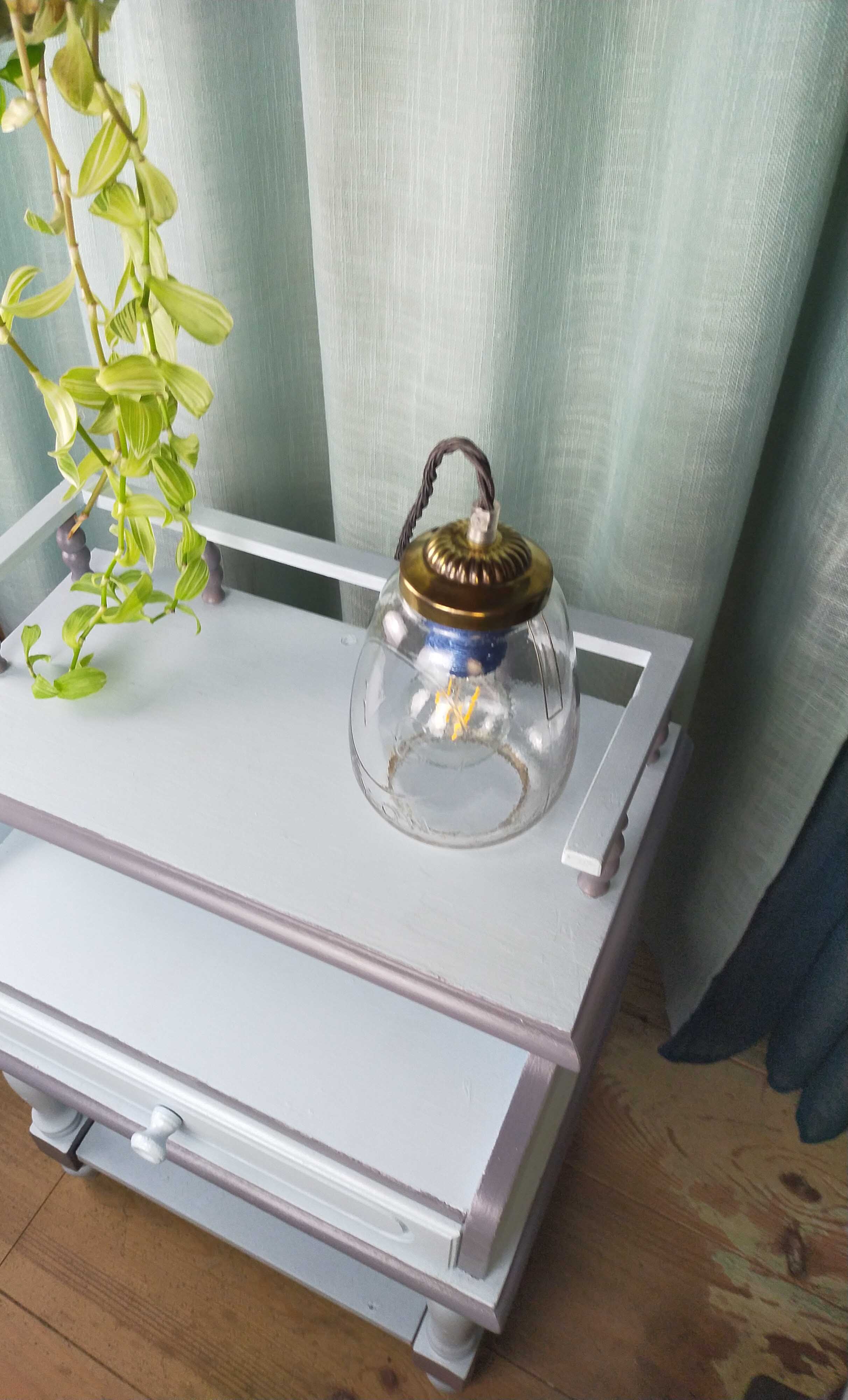 Transparent glass lamp type walkman