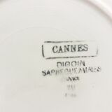 Set 5 Digoin dessert plates