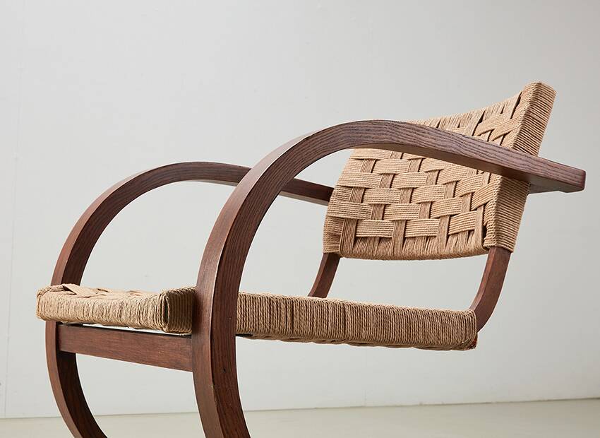 Rare Lounge Chair by Bas van Pelt for My Home Netherlands 1936