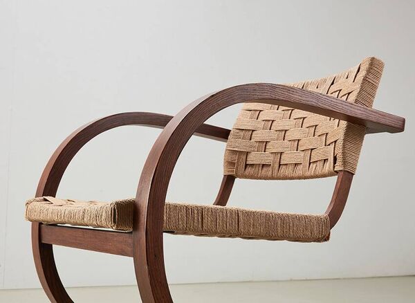 Chaise longue rare par Bas van Pelt pour My Home Pays-Bas 1936