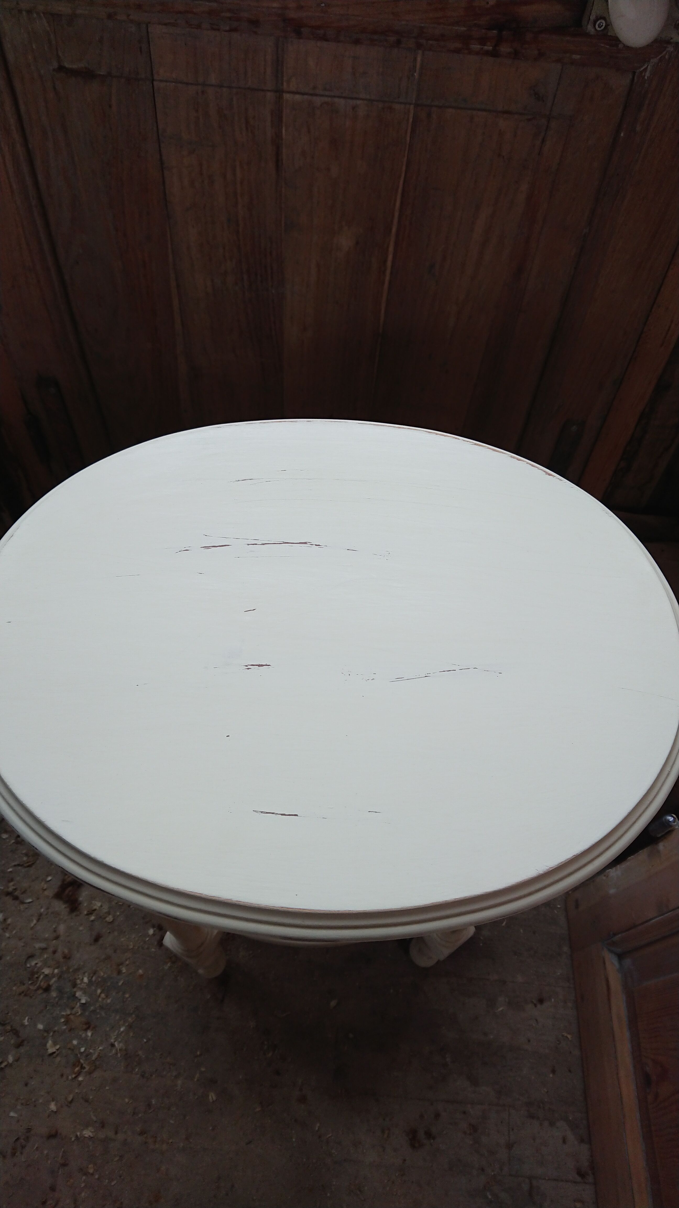 Bedside table Louis xvi patinated