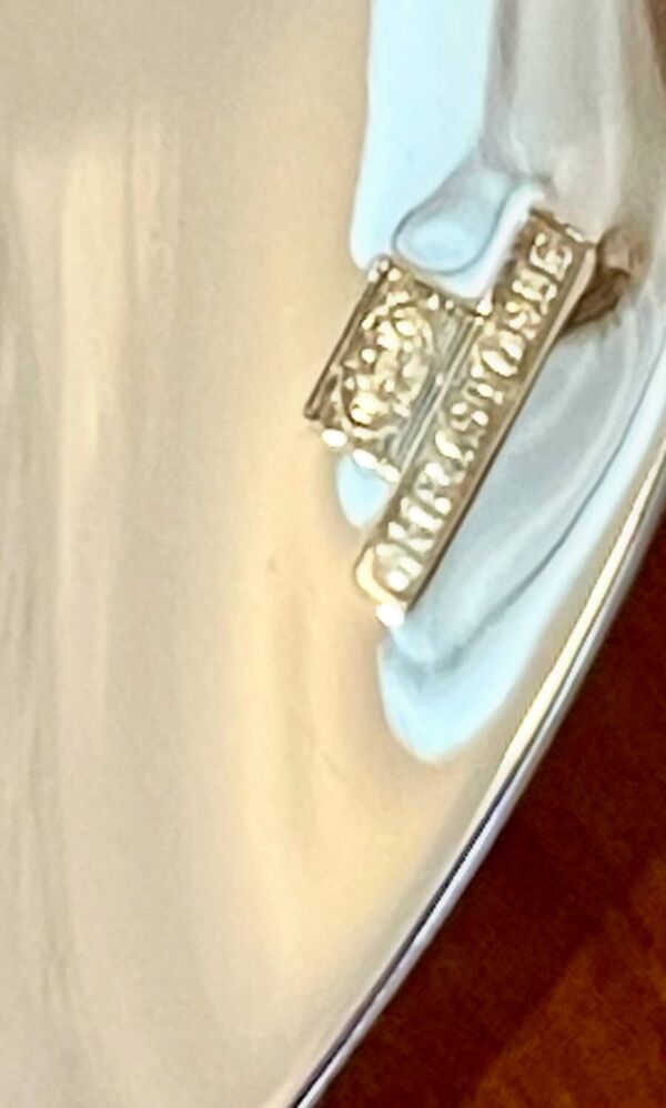 Christofle malmaison ,pelle à frites riz ,couvert de service état neuf