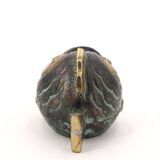 Cendrier poisson en bronze, années 50