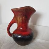 Vintage earthenware pitcher from Saint Pair sur mer