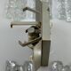 60s 70s wall lamp J.T. Kalmar Austria Ice Glass Wall Sconce Space Age