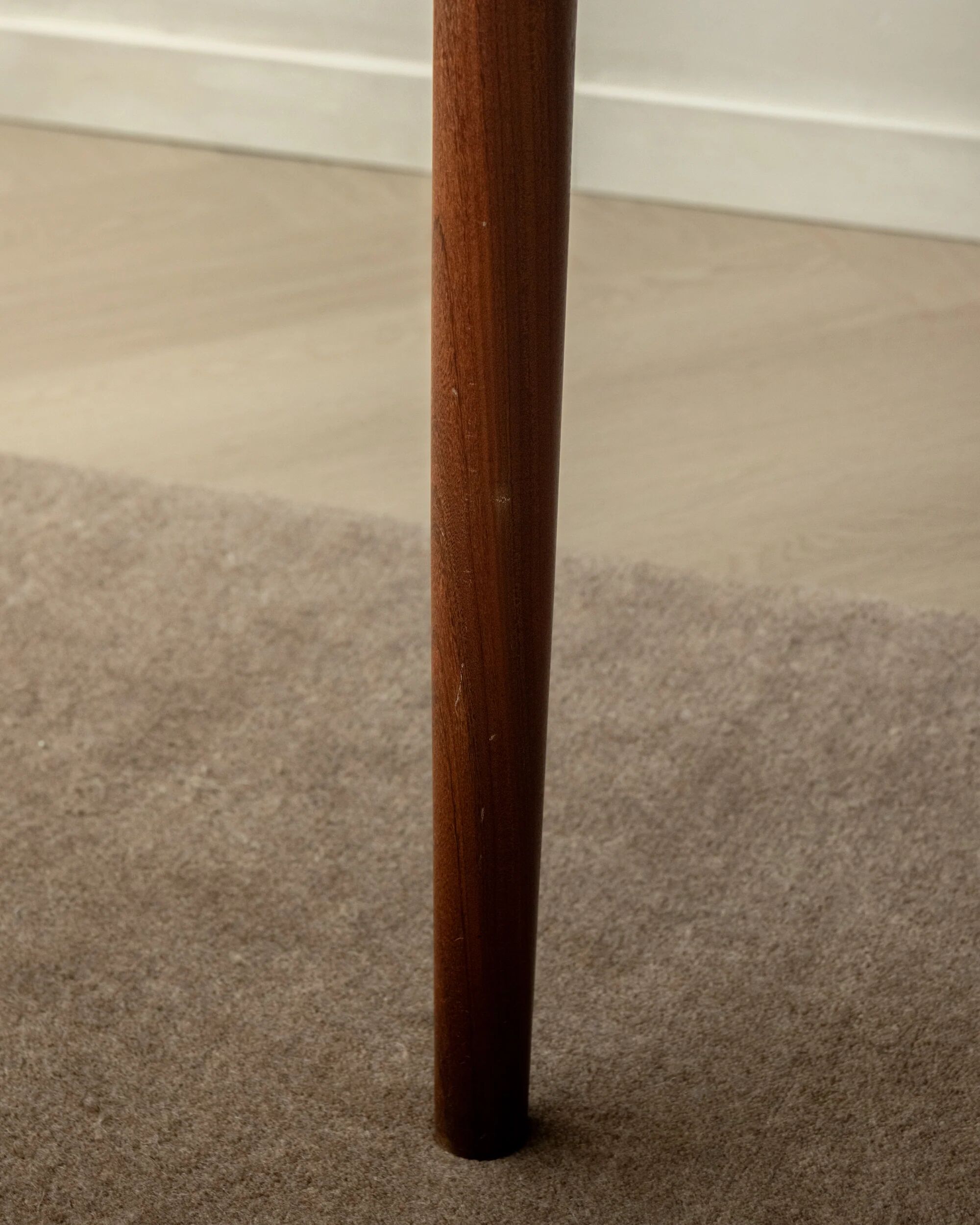 Danish modern teak extendable dining table model 24 by Ansager Møbler 1960s