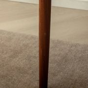 Table à manger extensible en teck moderne danois modèle 24 par Ansager Møbler années 1960.