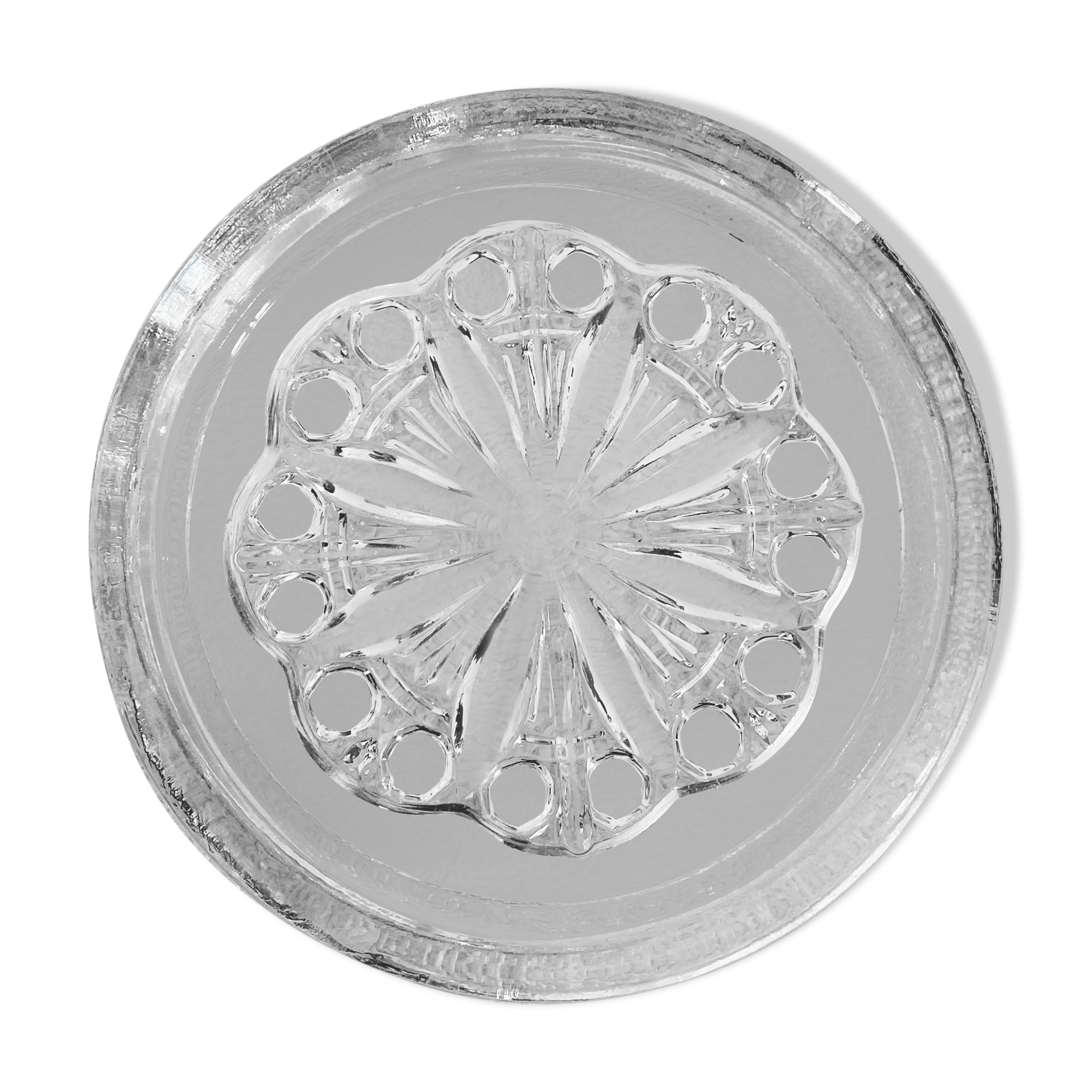 Baccarat crystal bottle mat