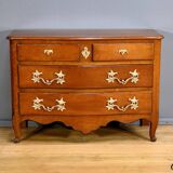 Cherrywood chest of drawers, stamped A.Mailfert – 1st part of the 20th century