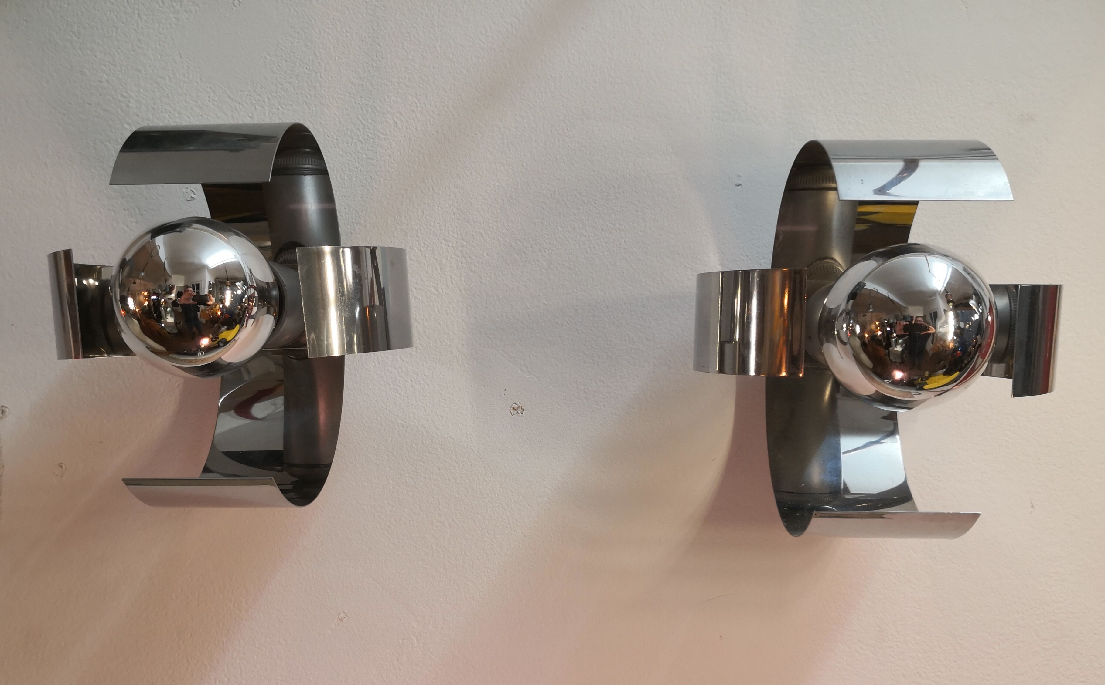 Pair of vintage sconces 1970