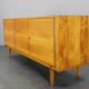 1960s Czechoslovakian maple veneer sideboard, high gloss finish