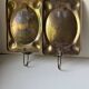 Vintage Scandinavian Brass Wall Candle holder Sconce height 29cm