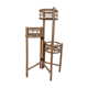 Porte plantes seventies modulable en canne de bambou