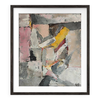 Peinture ancienne datée 1966