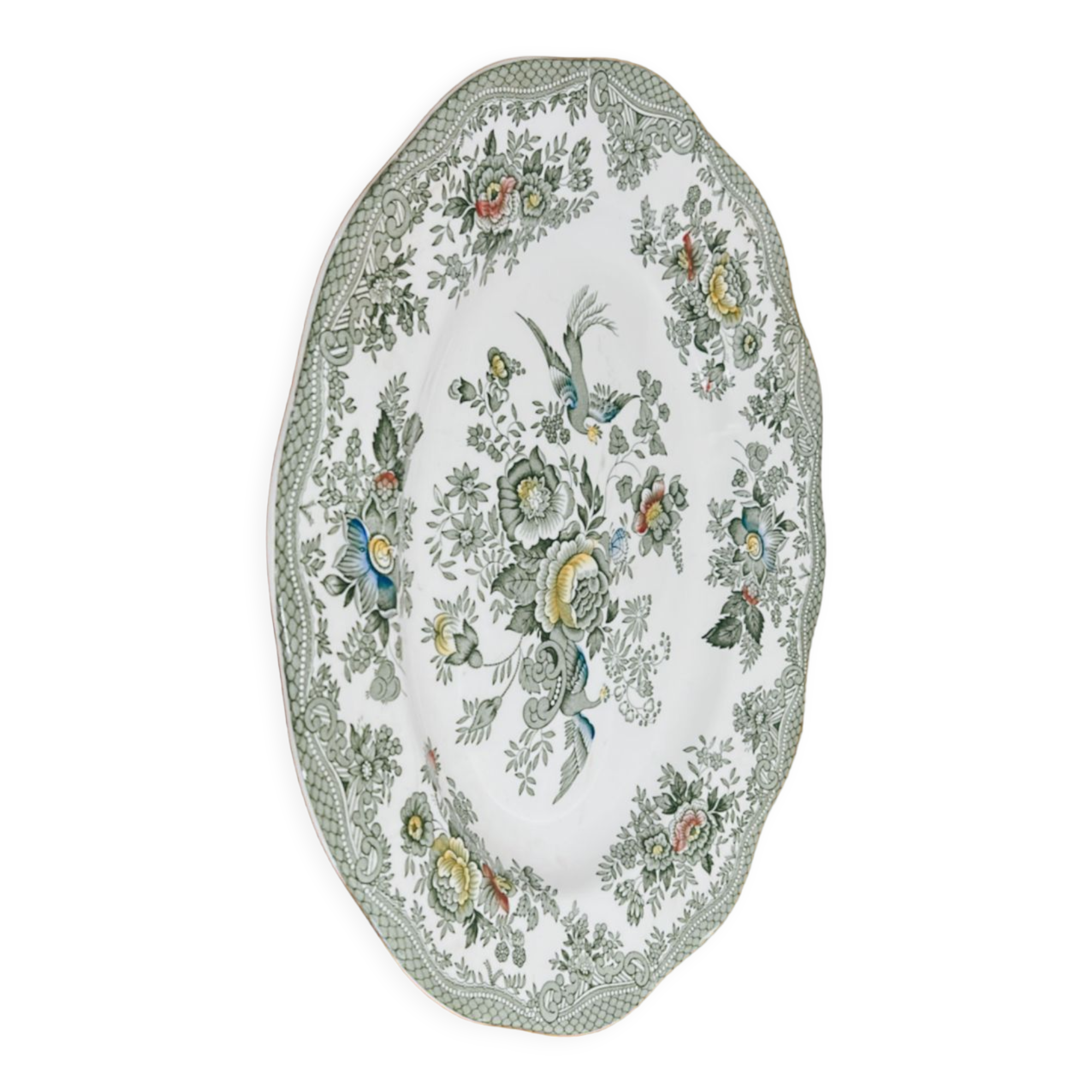 English porcelain dish