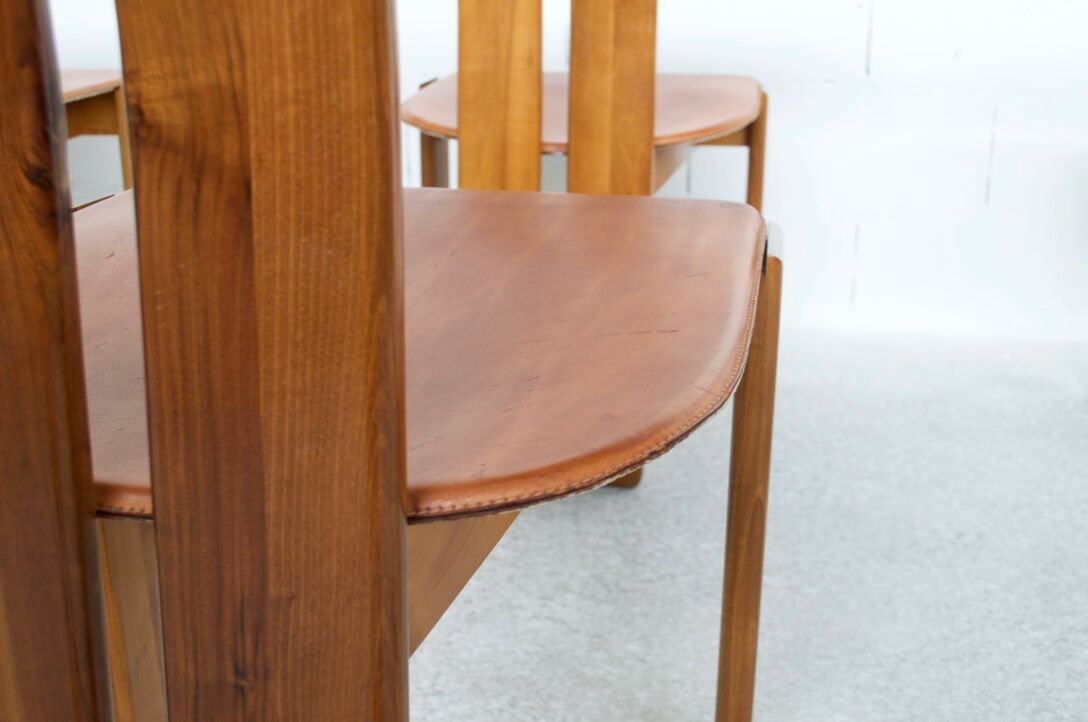 6 chairs natural leather walnut and beech sapporo 70 ' girgi mobili publisher