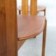 6 chairs natural leather walnut and beech sapporo 70 ' girgi mobili publisher