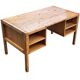 Vintage Pinewood Desk, Freestanding, 1970s Pine, Design, Ate van Apeldoorn