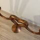 Copper heart chandelier