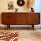 Scandinavian teak enfilade from the 1960s.