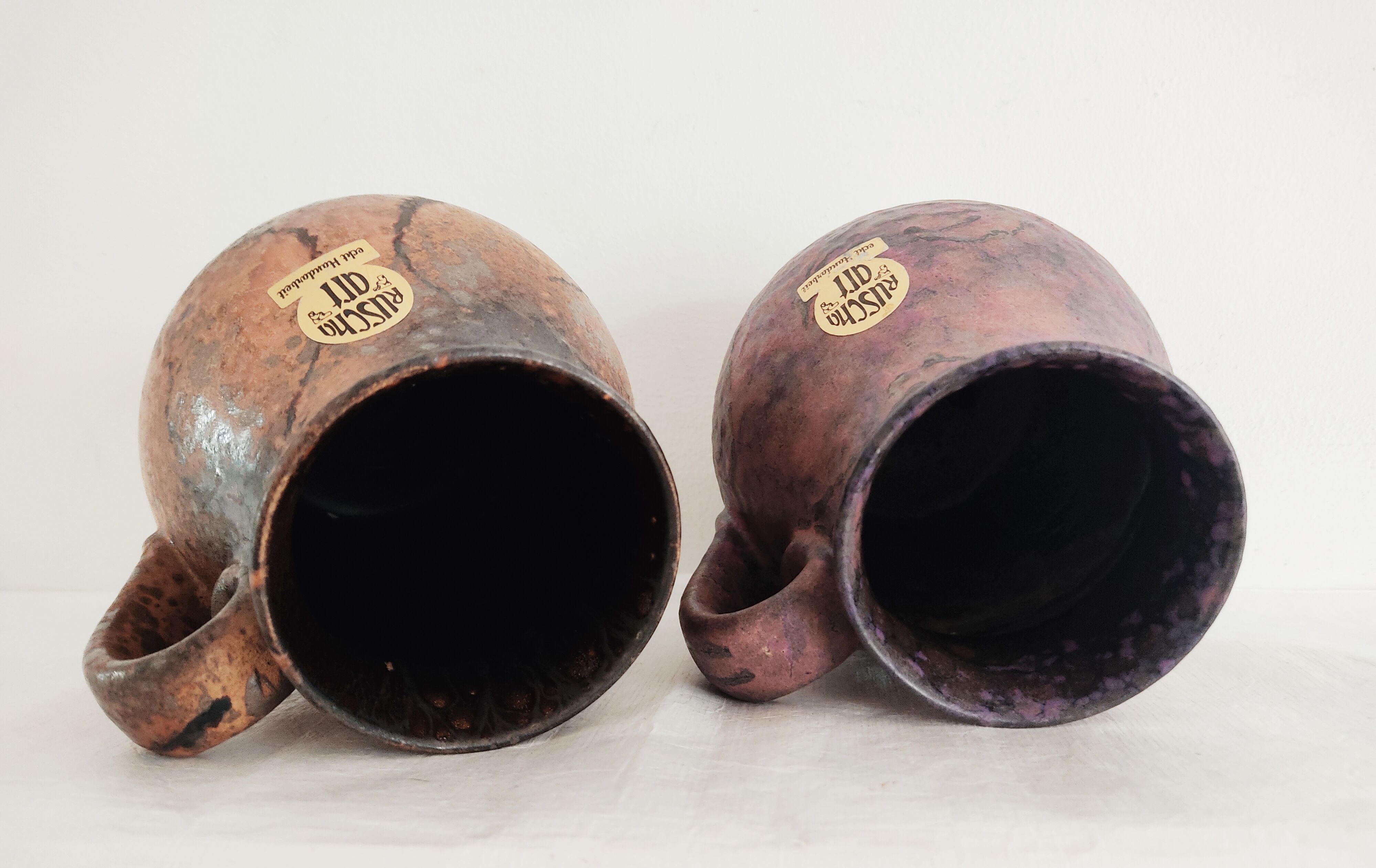 Set of 2 Ruscha vases 1970