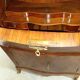 Important Louis XV secretary, in floral marquetry and rich.