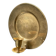 Vintage brass wall candle holder sconce diameter 18 cm