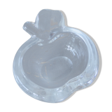 Cendrier en cristal forme pomme