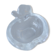 Apple-shaped crystal ashtray