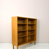 Scandinavian oak bookcase