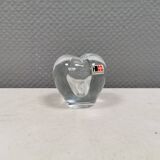 Small lovely glass vase from Polish Krosno glass, 1980s.