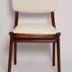 Mid-Century Modern Bumerang Chair, light cream bouclé, Poland, 1960s