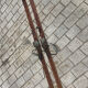 Vintage wooden skis pair L=194cm