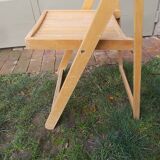 Wooden folding chair