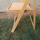 Wooden folding chair