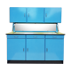 Buffet Formica blue and yellow years 60