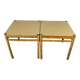 Pair of bamboo dining table with formica top
