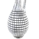 Vintage gray ceramic soliflore, 1970