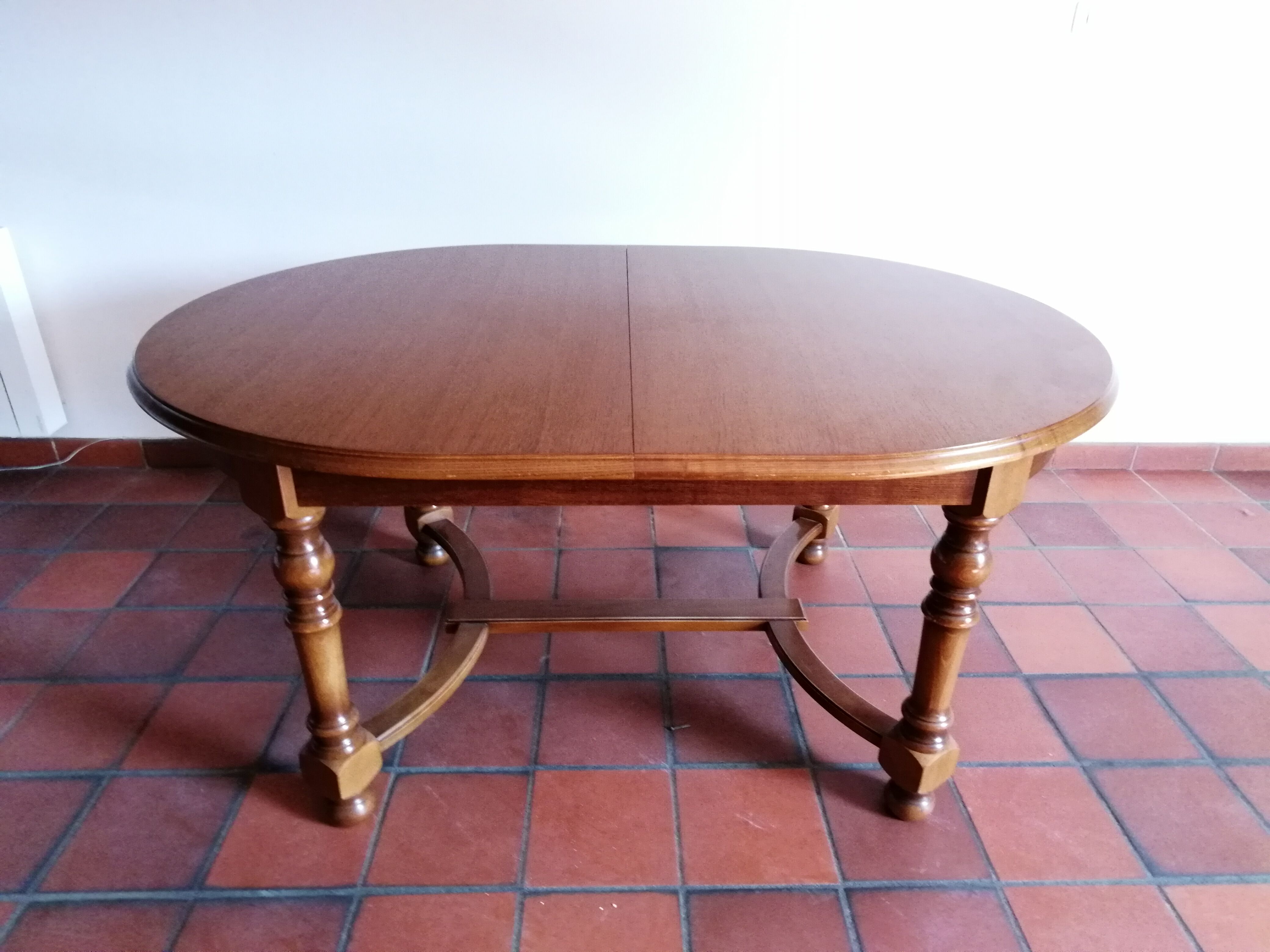 Solid wood dining table