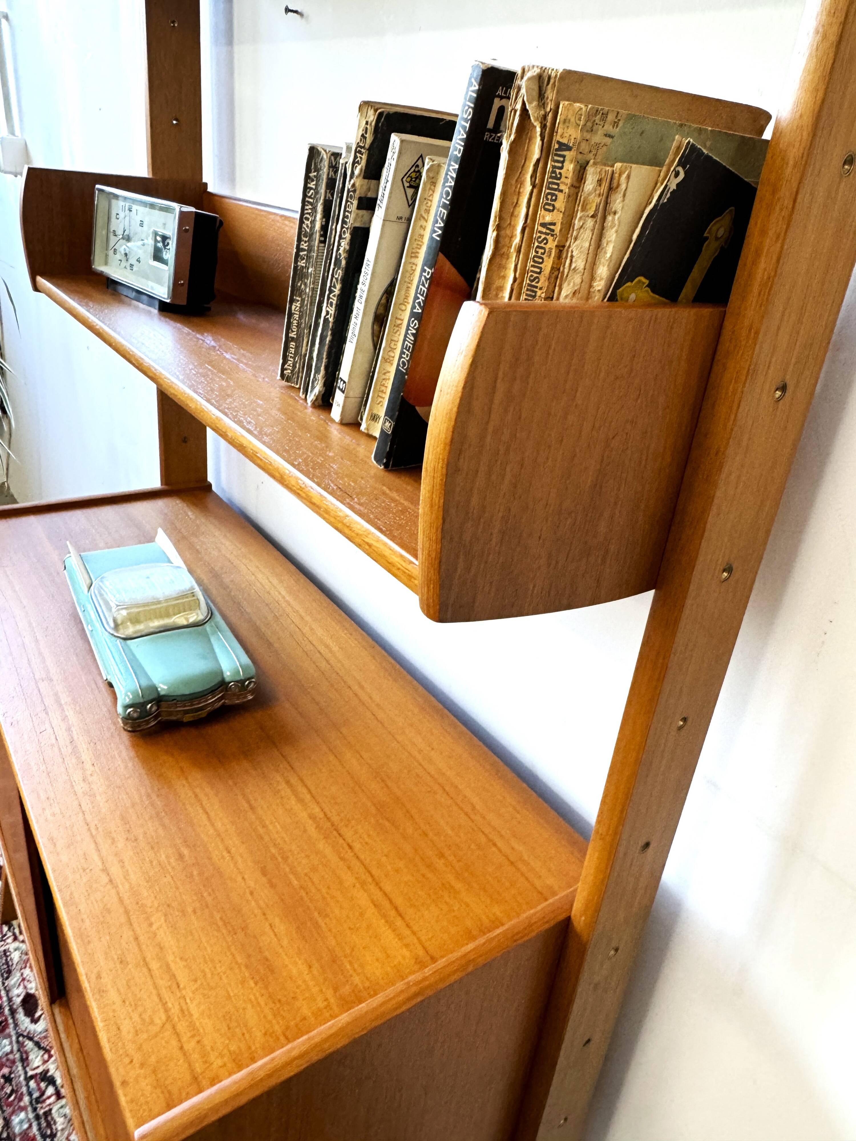 Modular free standing shelves, norway 1960s/1970s, vintage