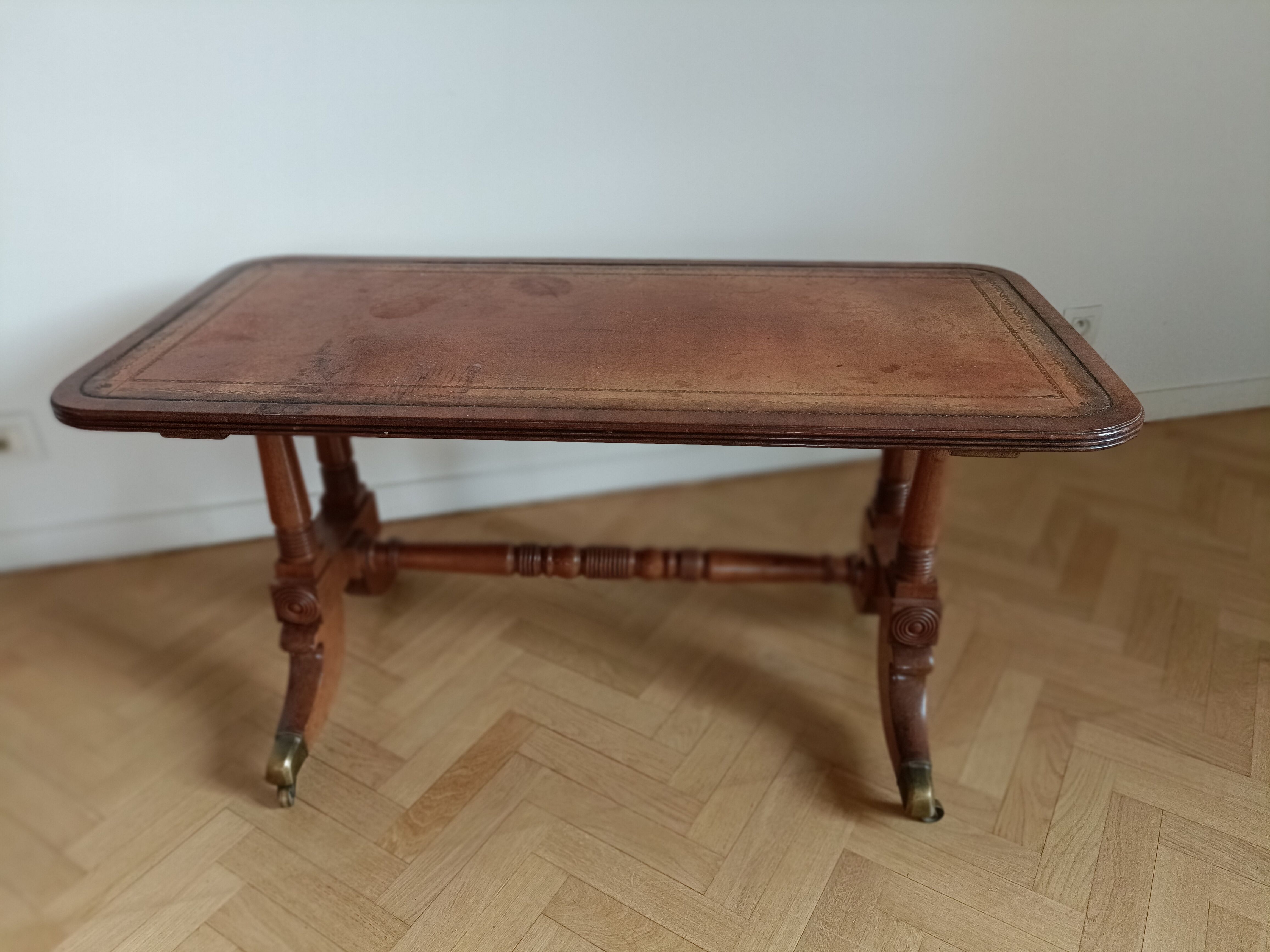 Mahogany English coffee table