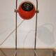 Lampe à poser vintage 1980 eyes ball red