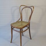 2 Bistro chairs No. 55- 3/4 by Kohn, circa 1905, caned
