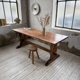 Monastery-style farmhouse table, pine, 210cm