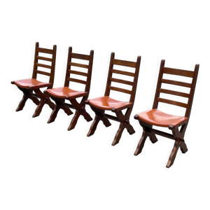 Ensemble vintage de quatre - manger